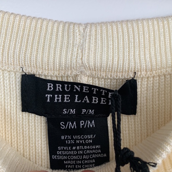 Brunette The Label Ribbed Knit Pant - Picture 2 of 3